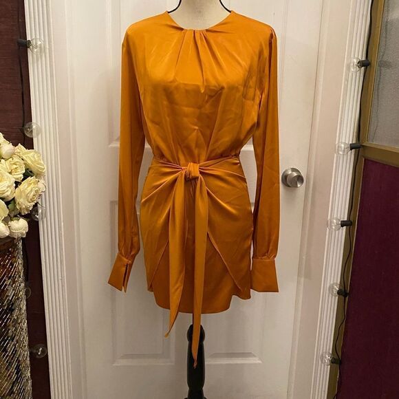 Hello Molly satin mini dress, size 4 - Picture 1 of 10